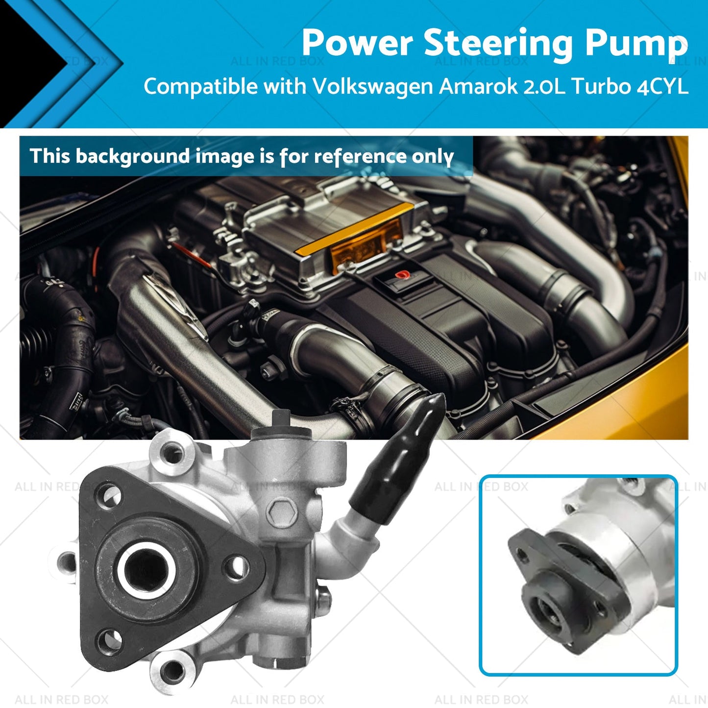 Power Steering Pump Suitable For VW Volkswagen Amarok 2. 0L Turbo 4CYL 2010-2015-0