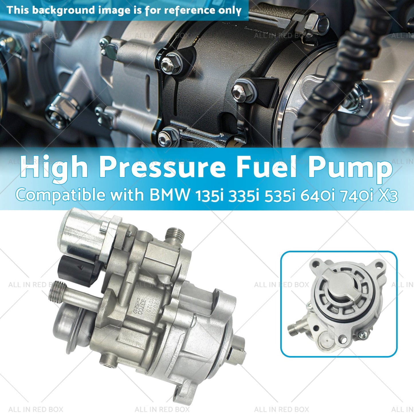 High Pressure Fuel Pump Suitable for BMW 135i 335i 535i 640i 740i X3 13517616170-2