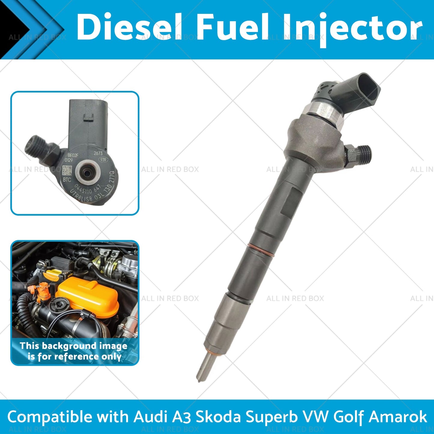 Diesel Fuel Injector Suitable for Audi A3 Skoda Superb VW Golf Amarok 0445110646-1