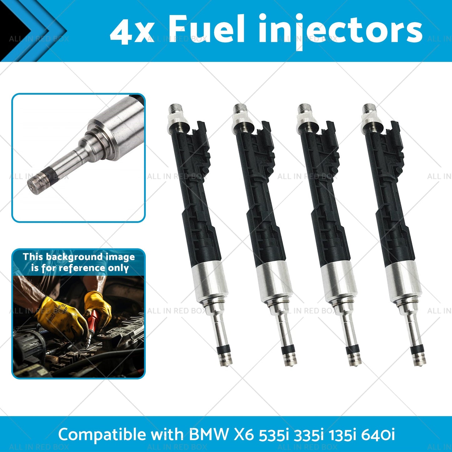 13647597870 0261500109 4x Fuel injectors Suitable for BMW X6 535i 335i 135i 640i-1