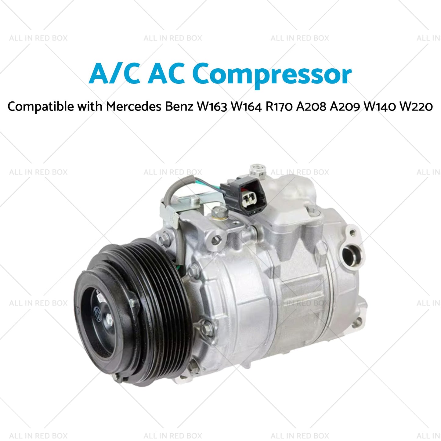 A or C AC Compressor Suitable for Mercedes Benz W163 W164 R170 A208 A209 W140 W220-3