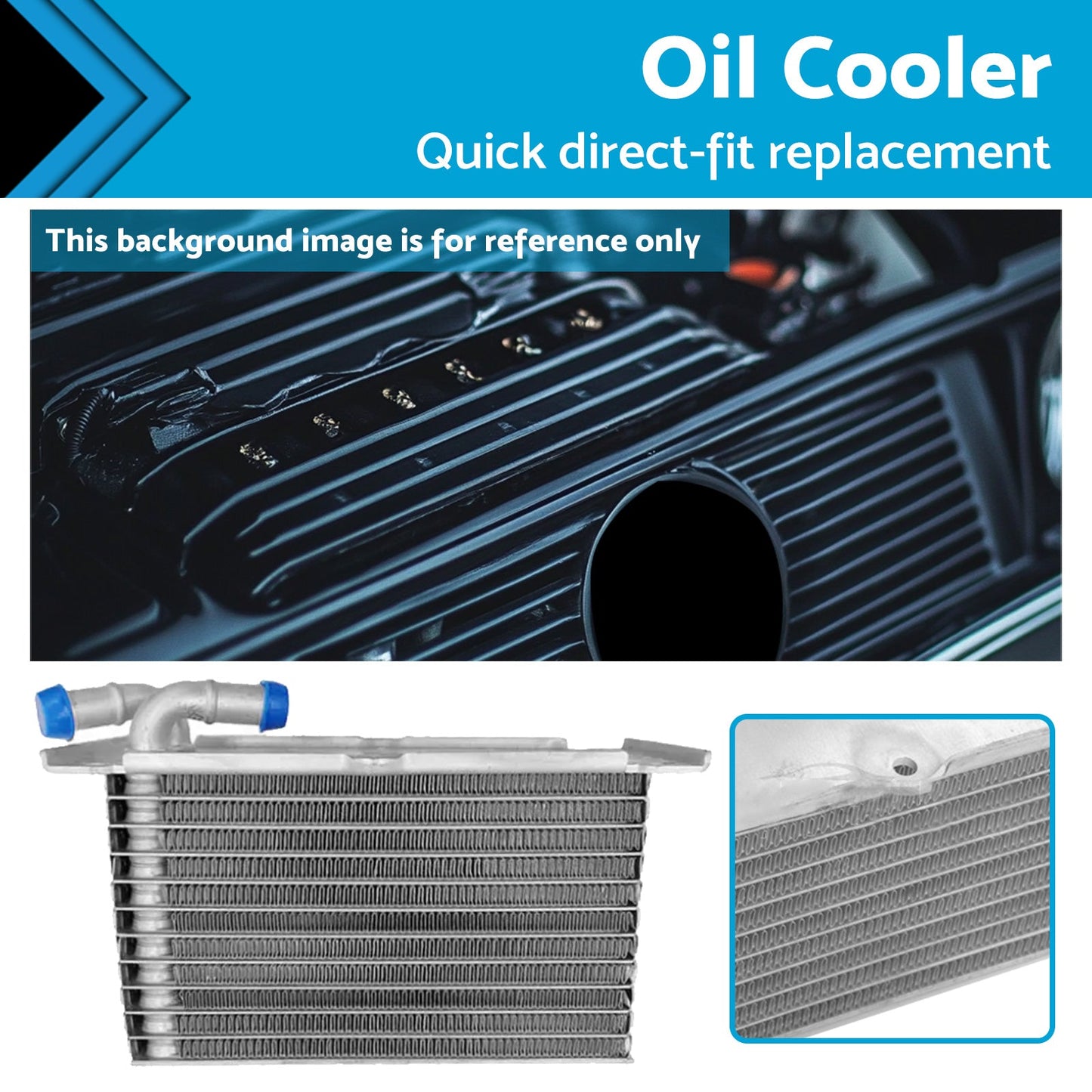 Engine Oil Cooler Suitable For Volkswagen Jetta 13-22 04E145749B Aluminum Alloy-1