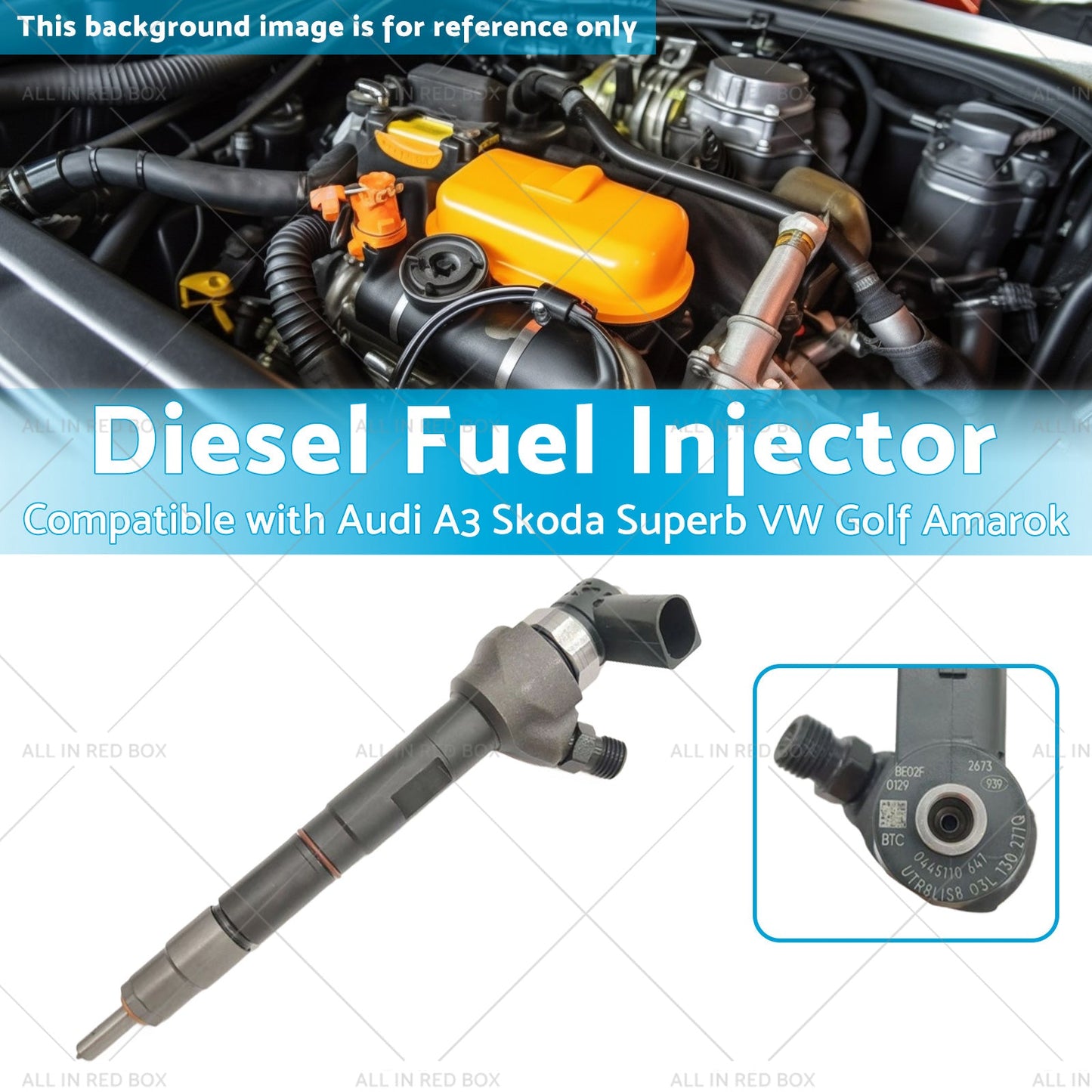 Diesel Fuel Injector Suitable for Audi A3 Skoda Superb VW Golf Amarok 0445110646-2