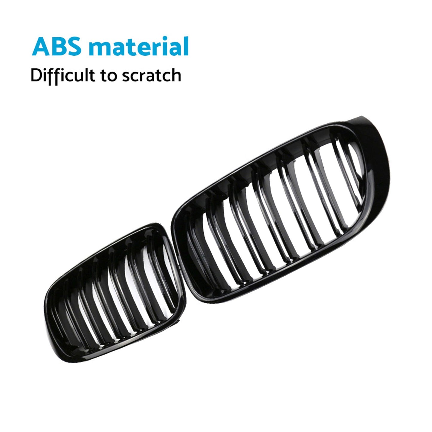 Front Bumper Kidney Grille Grill Suitable For BMW X3 X4 F25 F26 2014-2017-4