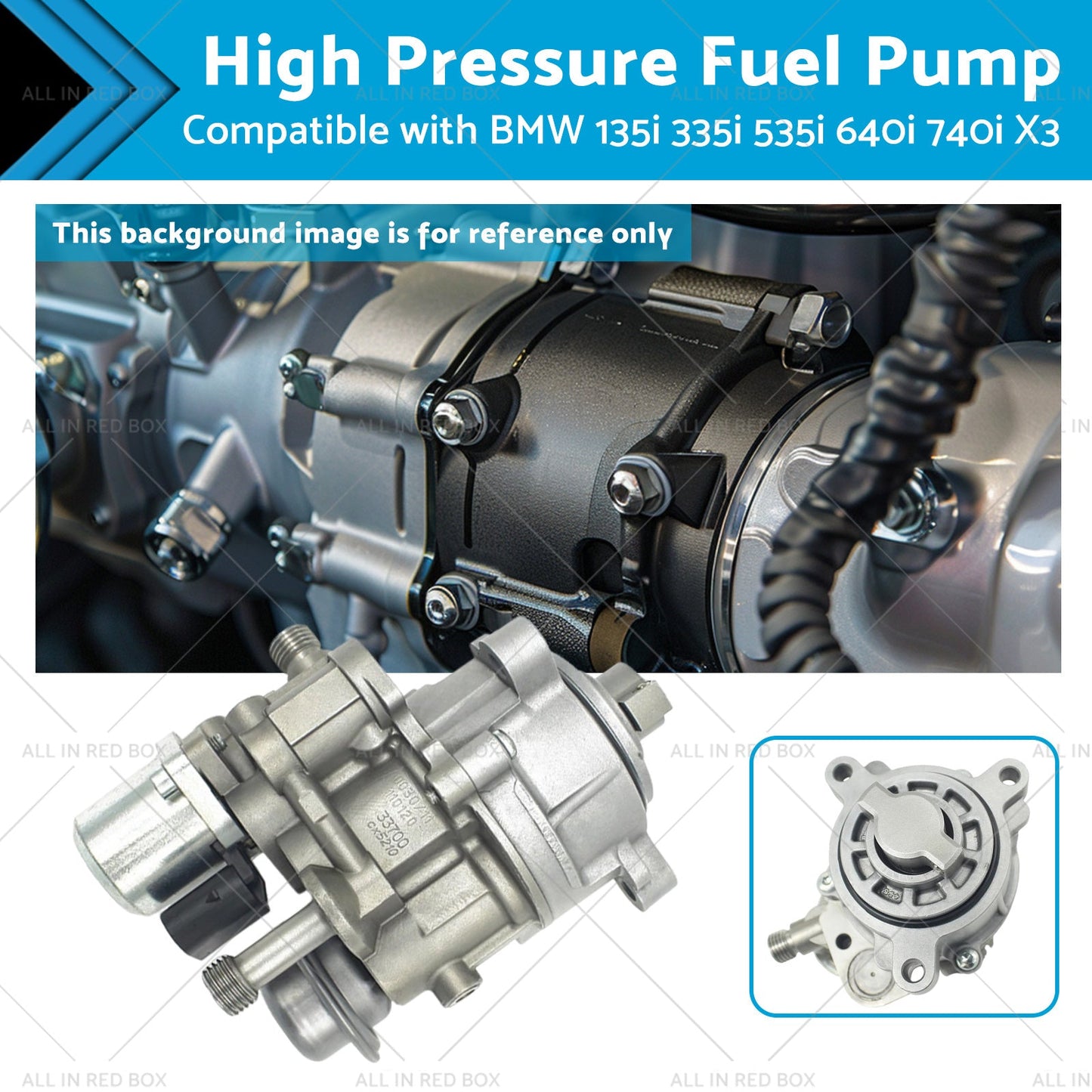 High Pressure Fuel Pump Suitable for BMW 135i 335i 535i 640i 740i X3 13517616170-0