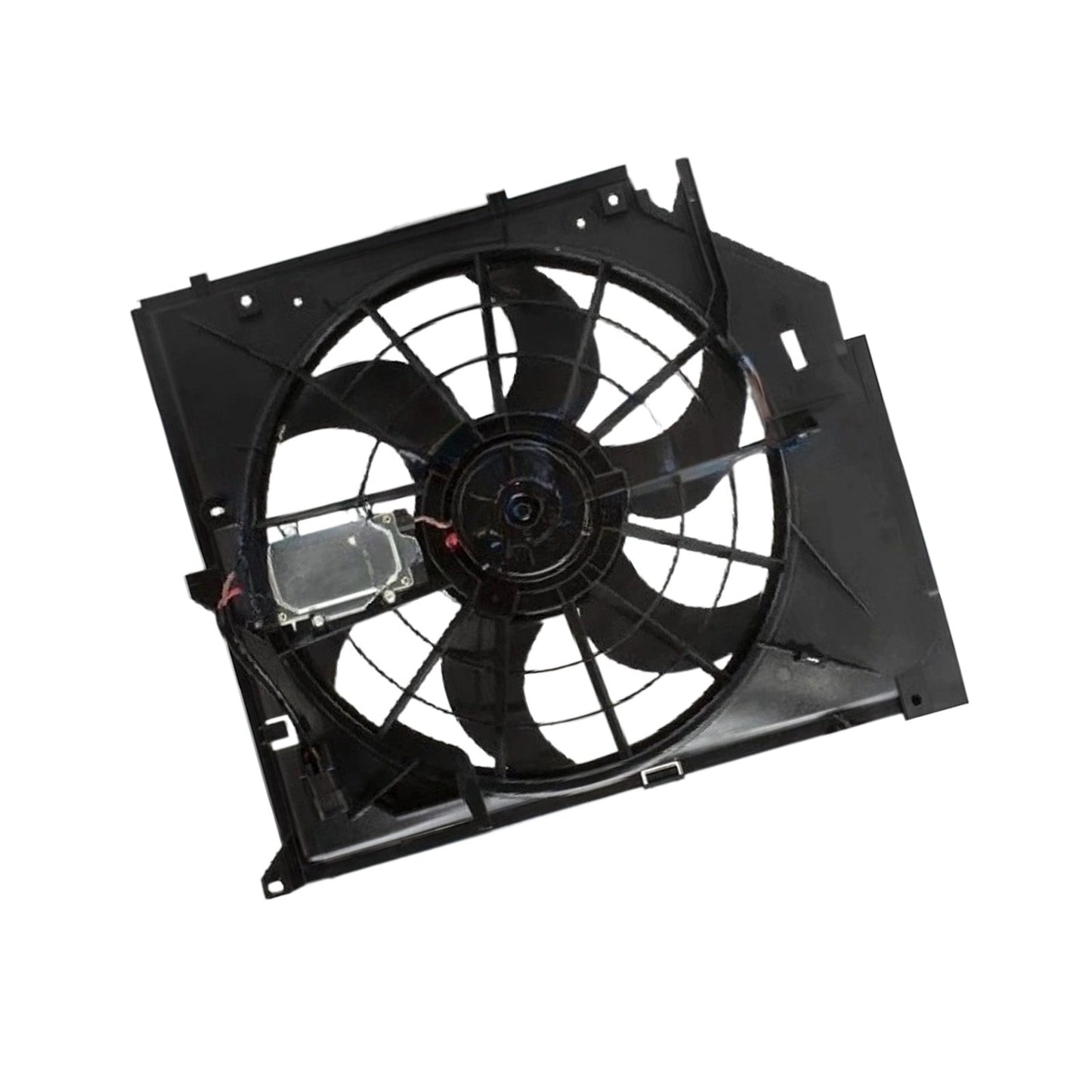 Radiator Cooling Fan Suitable for BMW E46 with control mod and brush motor-5