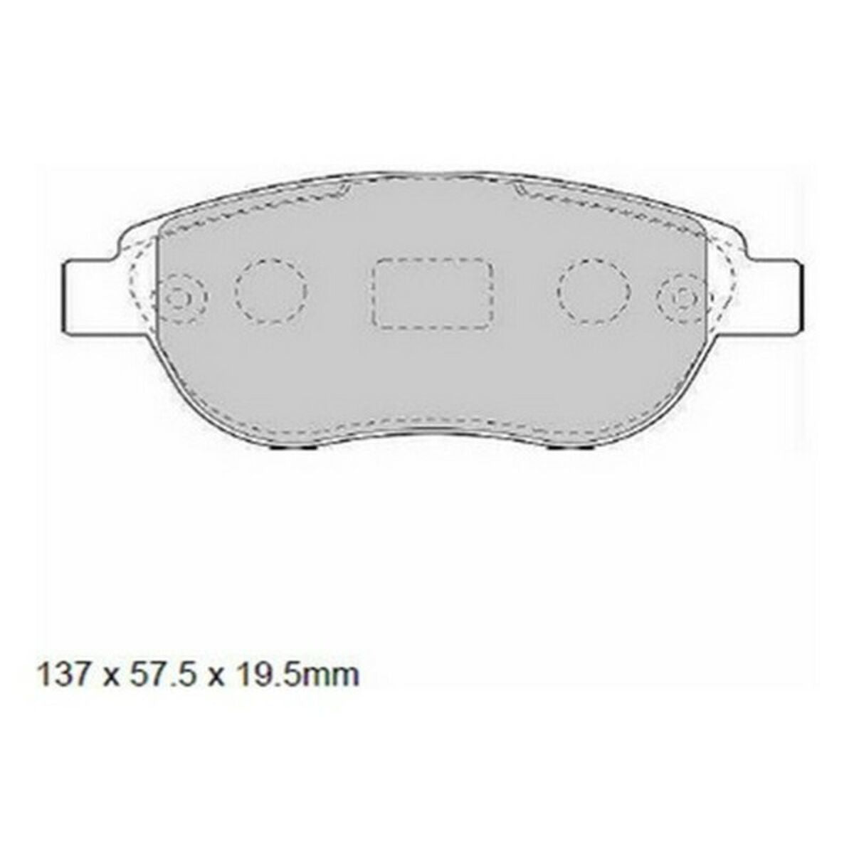 Brake pads Black Diamond PP590 Ventilated Frontal-1