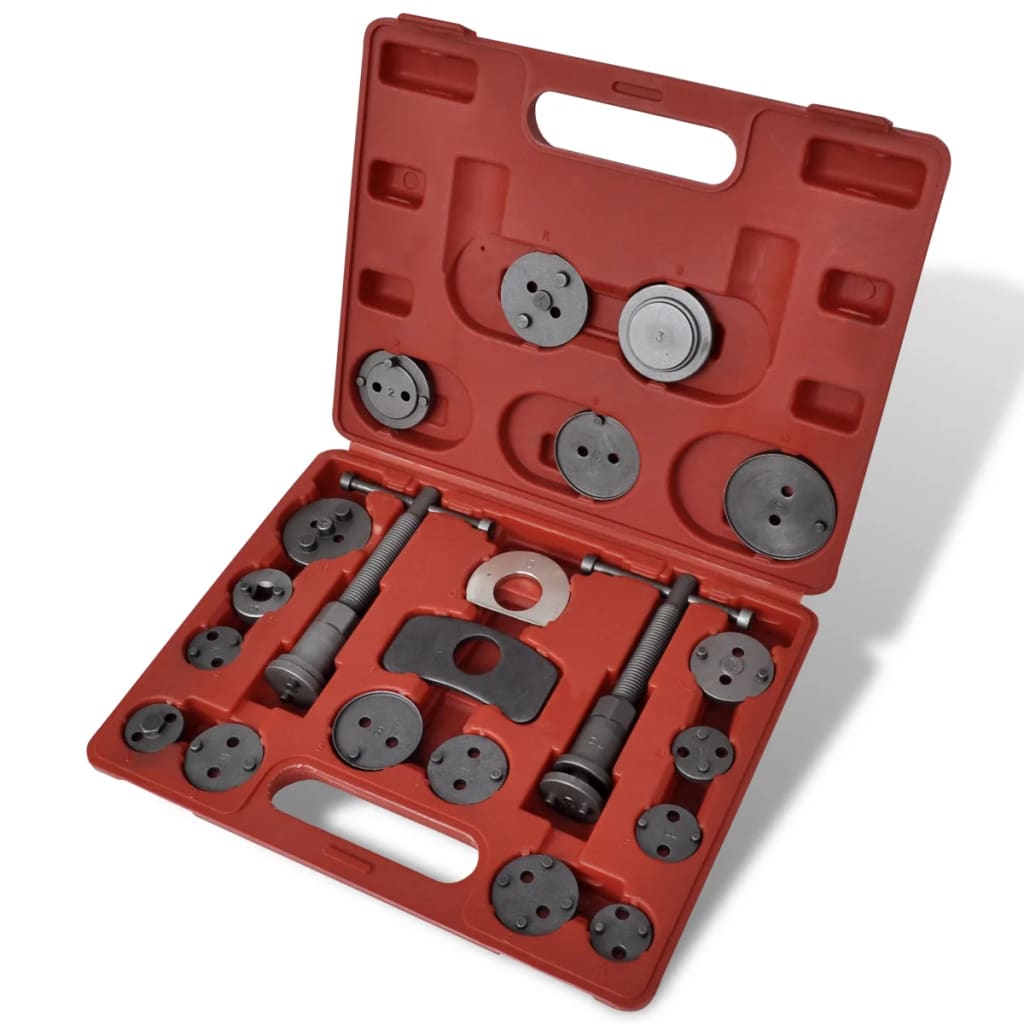 vidaXL 21 pcs Brake Caliper Piston Rewind Tool Kit-0