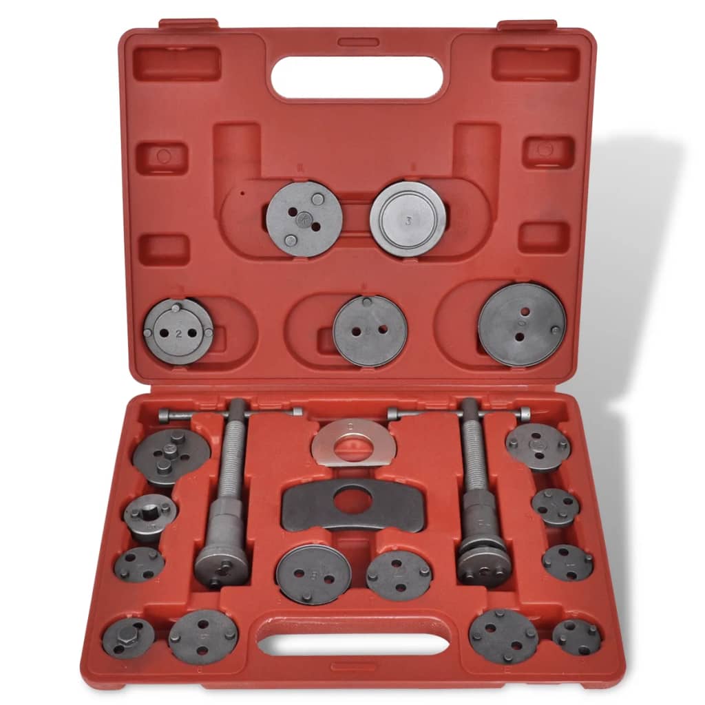 vidaXL 21 pcs Brake Caliper Piston Rewind Tool Kit-1