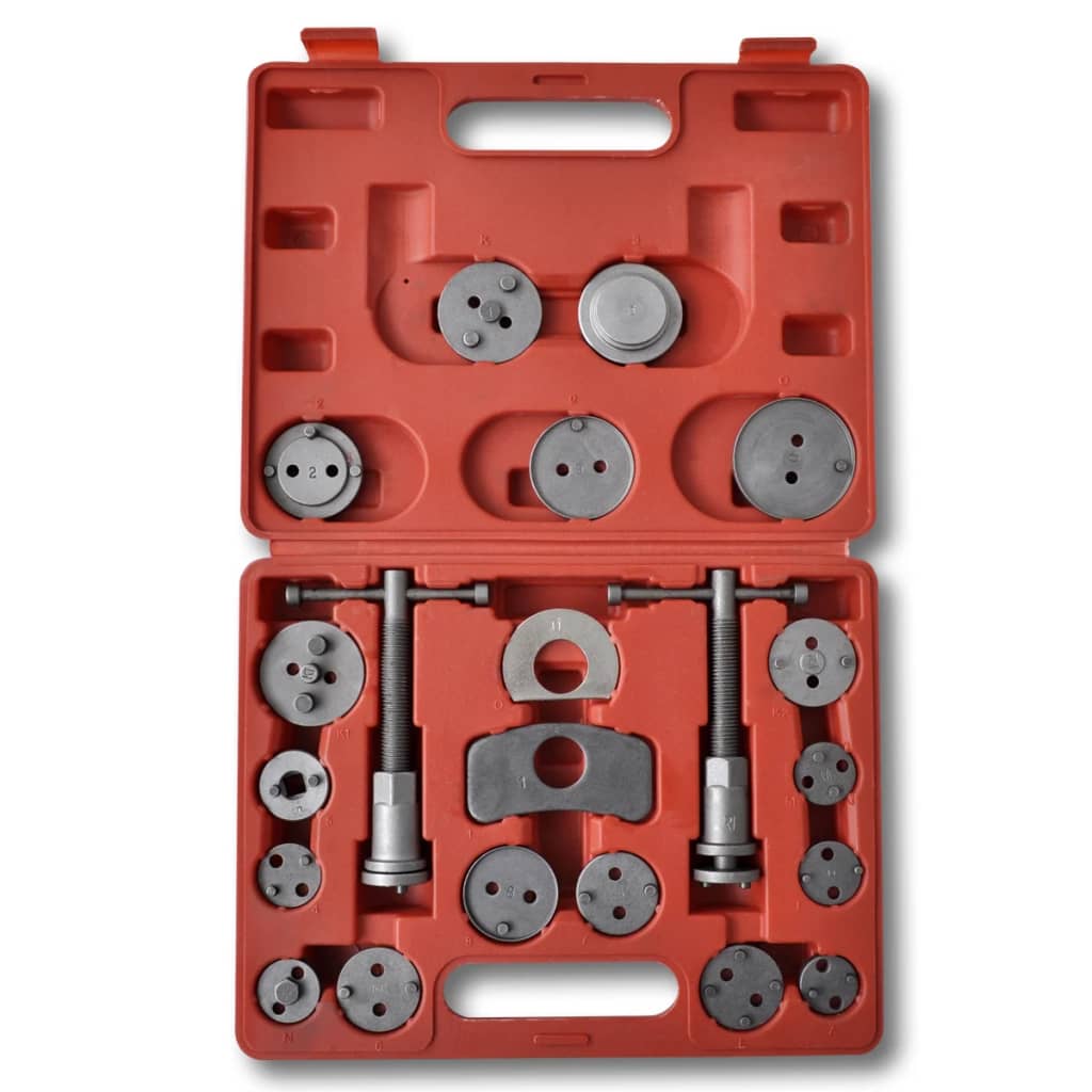 vidaXL 21 pcs Brake Caliper Piston Rewind Tool Kit-2