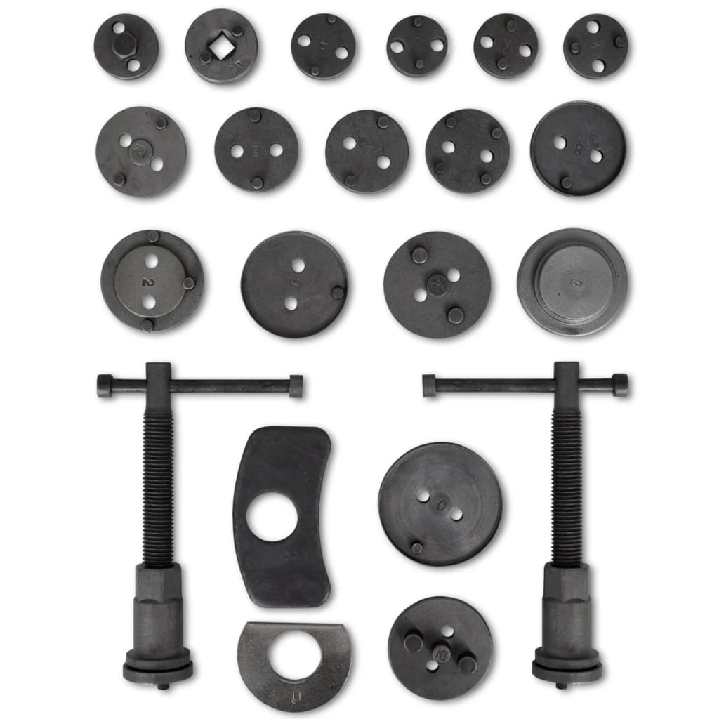 vidaXL 21 pcs Brake Caliper Piston Rewind Tool Kit-4