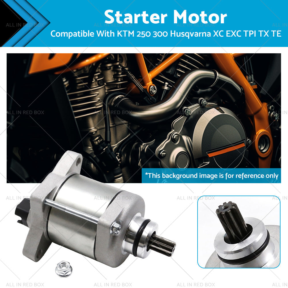 Starter Motor Suitable for KTM 250 300 Husqvarna XC EXC TPI TX TE 2017-2020-0