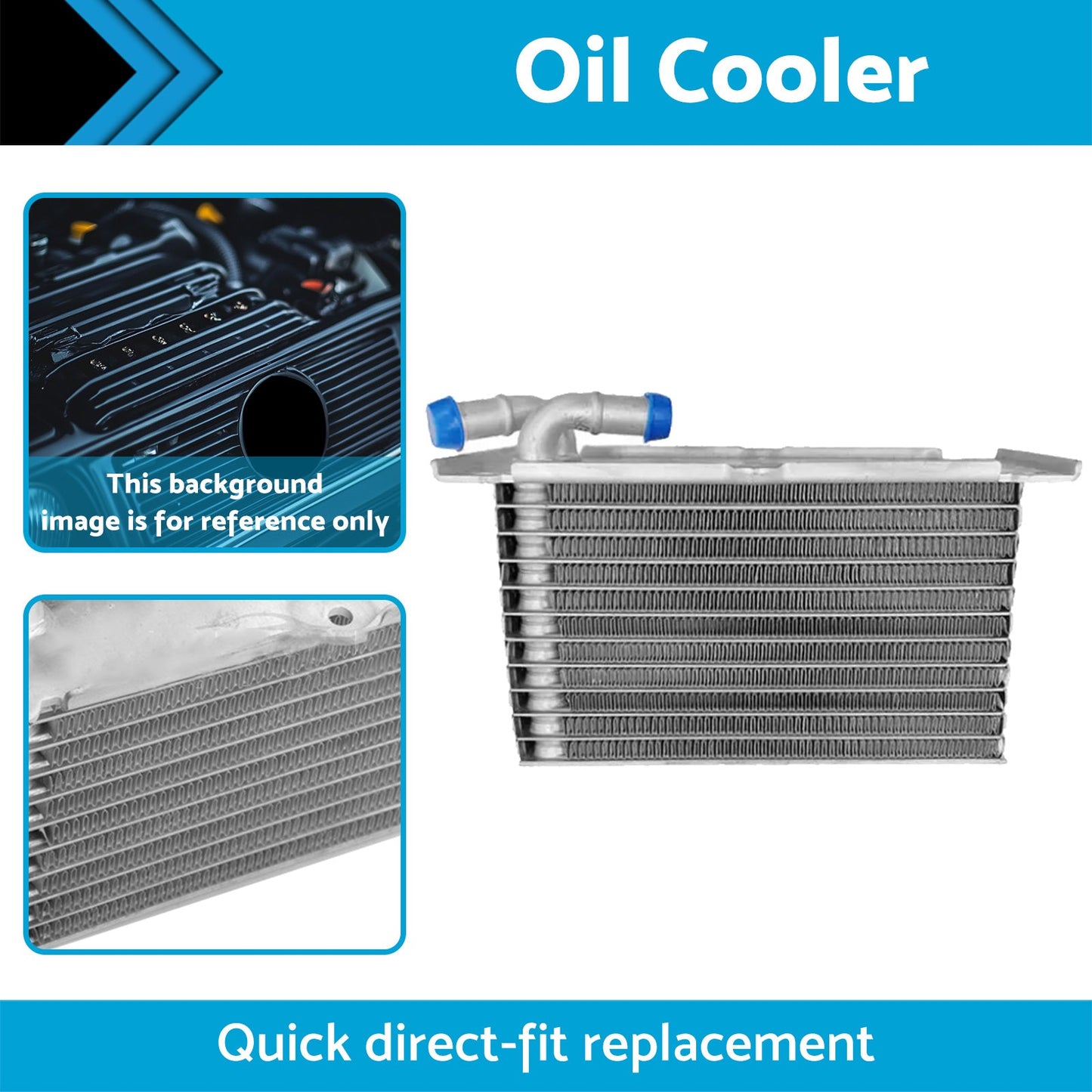 Engine Oil Cooler Suitable For Volkswagen Jetta 13-22 04E145749B Aluminum Alloy-0