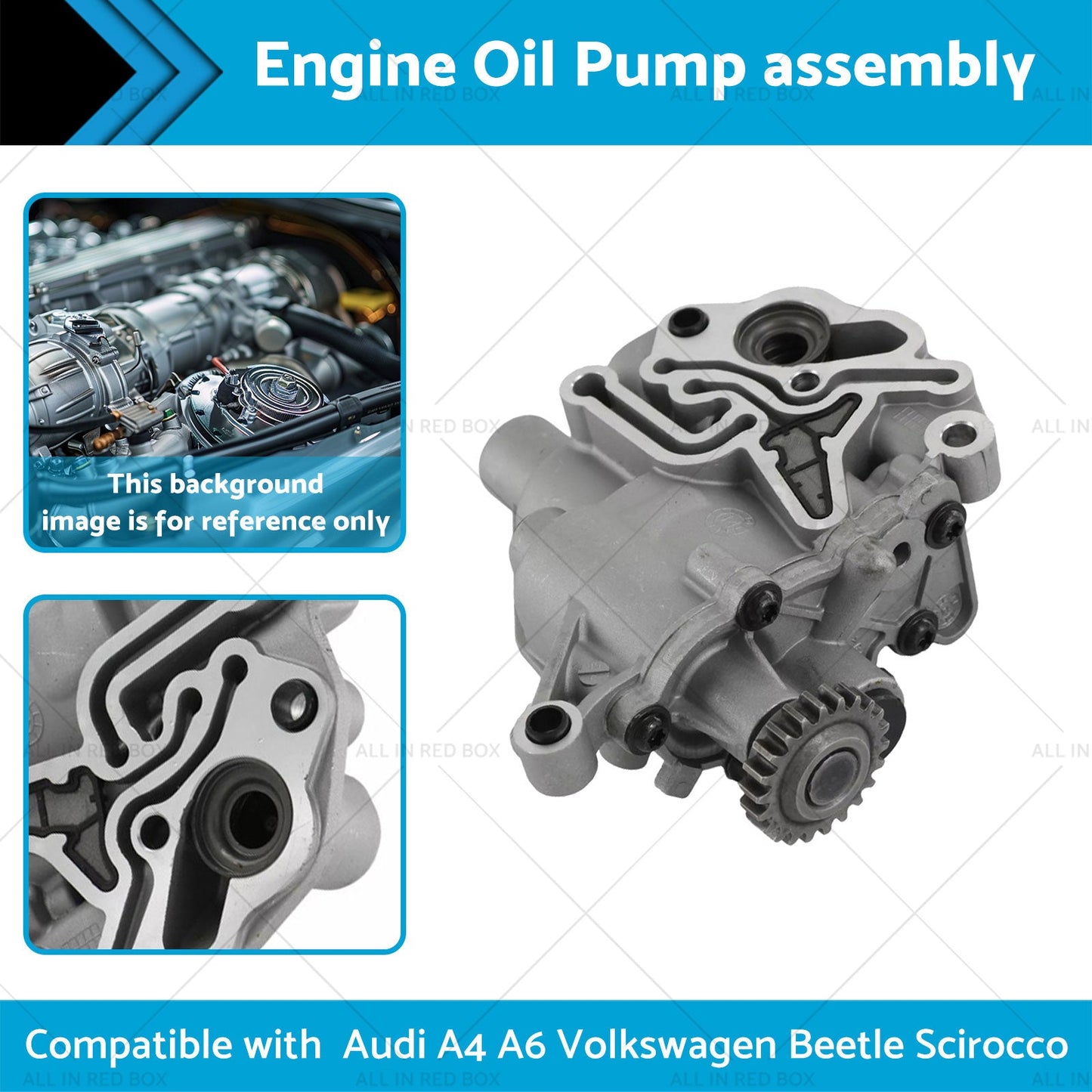Engine Oil Pump Assembly Suitable for Audi A4 A6 VW Golf Passat Tiguan 2013-2018-1