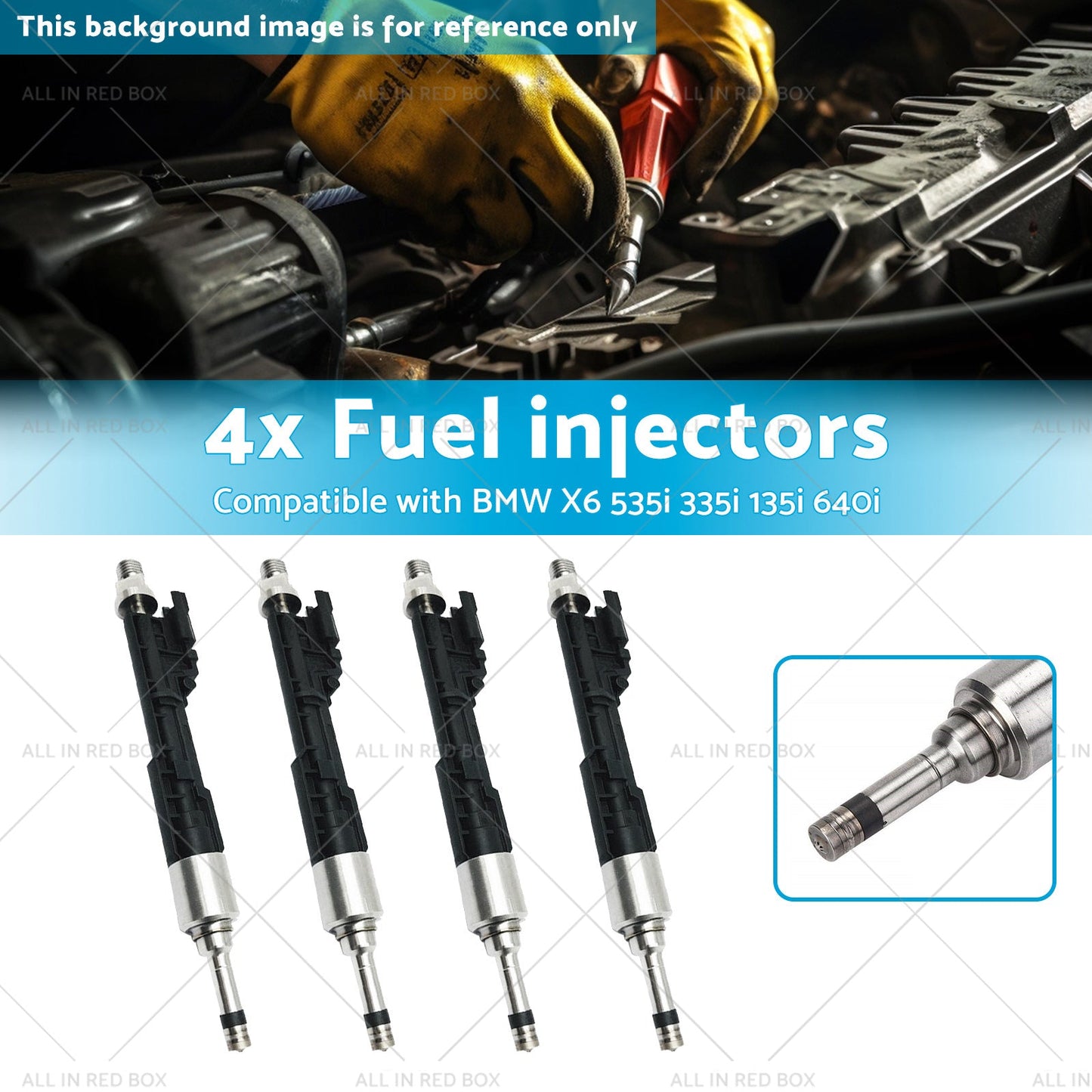 13647597870 0261500109 4x Fuel injectors Suitable for BMW X6 535i 335i 135i 640i-2