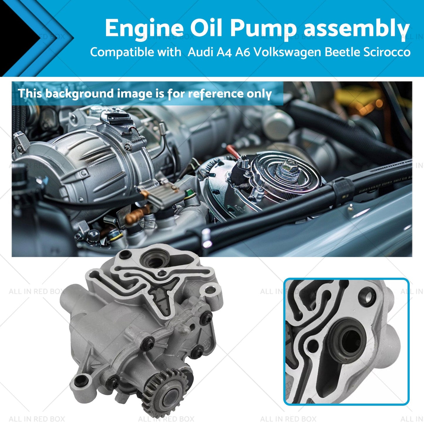 Engine Oil Pump Assembly Suitable for Audi A4 A6 VW Golf Passat Tiguan 2013-2018-0