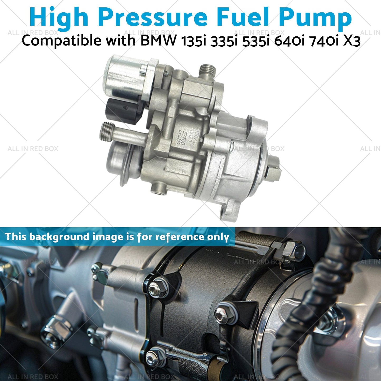 High Pressure Fuel Pump Suitable for BMW 135i 335i 535i 640i 740i X3 13517616170-4