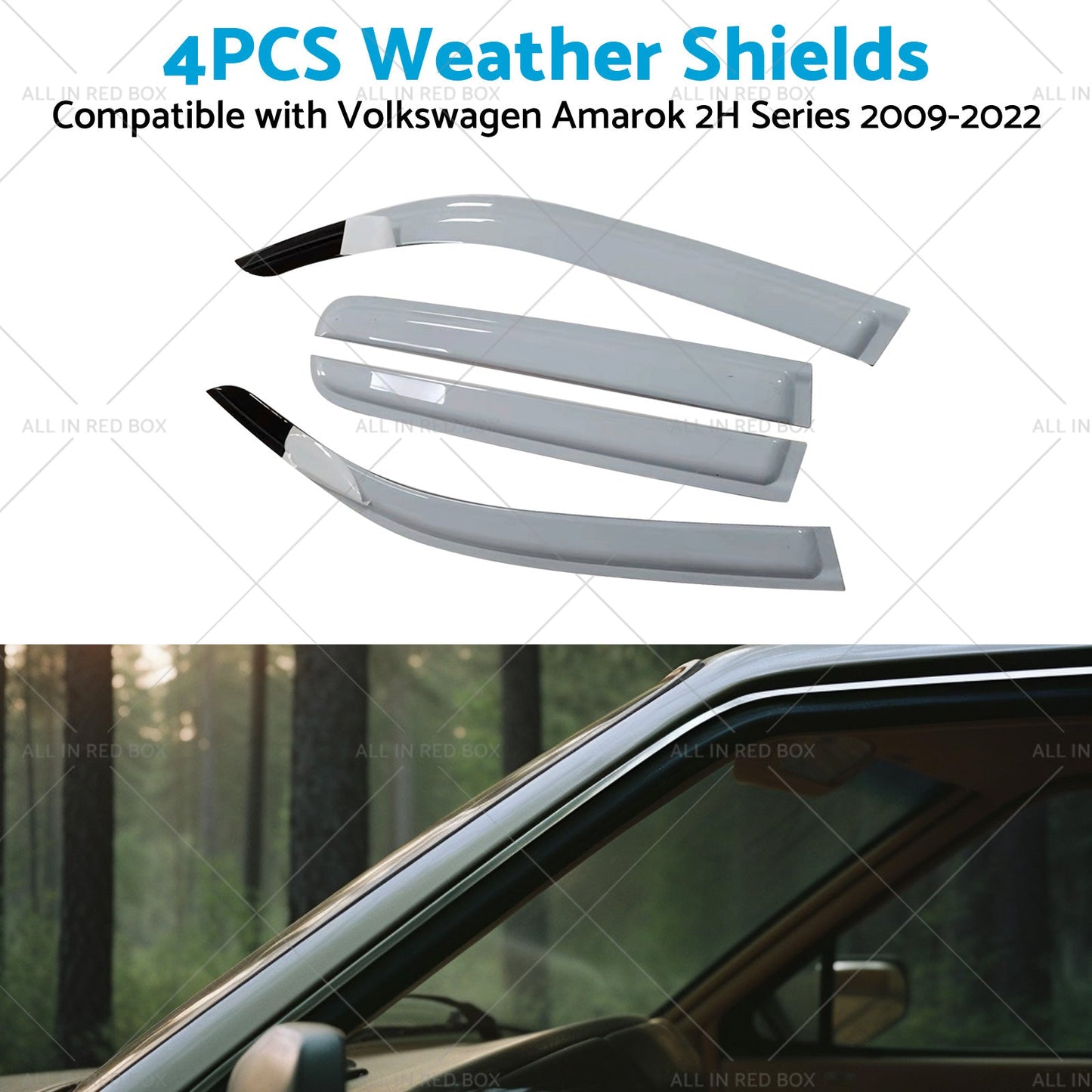 Weathershields Sutiable For Volkswagen Amarok Dual Cab 2009-2022 2H Series-2