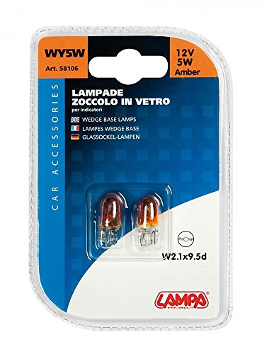 Lampada 12Vw2 5W Arancione-0