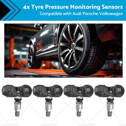 4x Tyre Pressure Monitoring Sensors Suitable for Audi Volkswagen Porsche 02-17-0