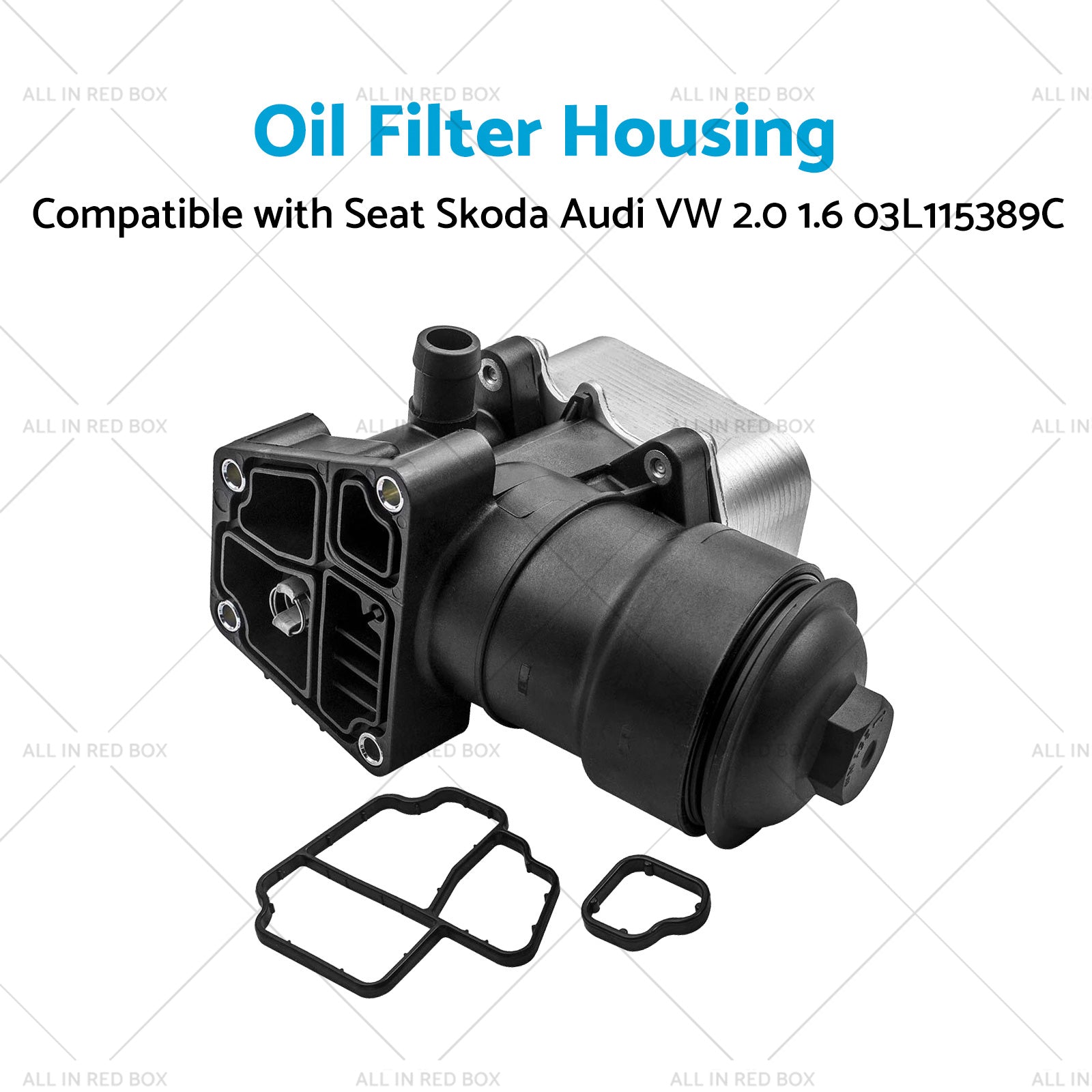 1x Oil Filter Housing Filter Cap  and Gasket Suitable For Seat Skoda Audi VW 2. 0 1. 6-3