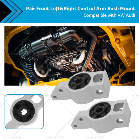 Pair Front Left and Right Control Arm Bush Mount Suitable for VW CADDY GOLF Audi-0