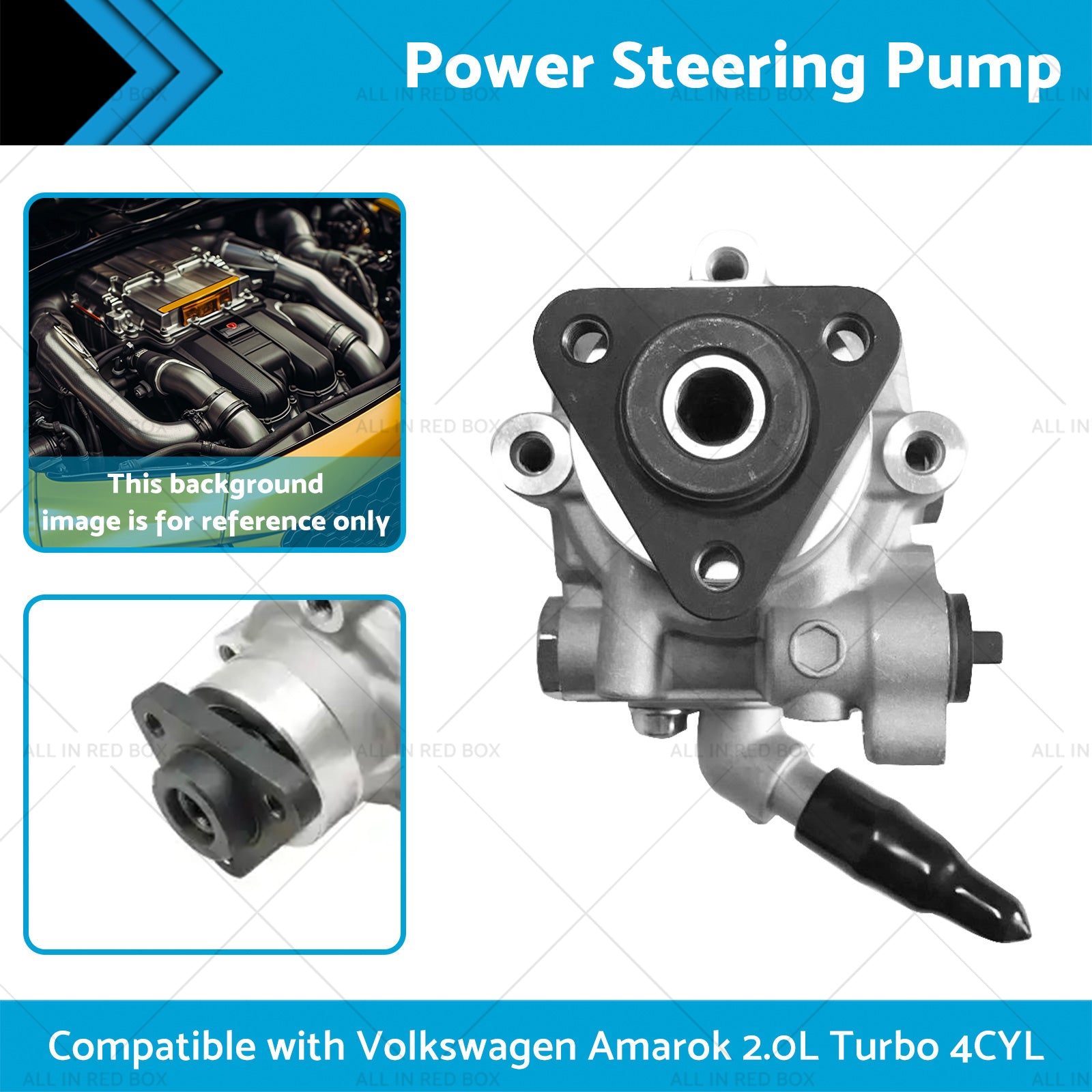 Power Steering Pump Suitable For VW Volkswagen Amarok 2. 0L Turbo 4CYL 2010-2015-1