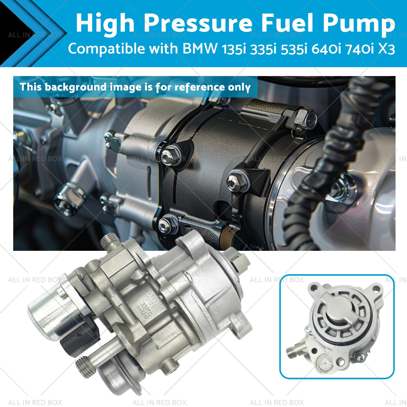 High Pressure Fuel Pump Suitable for BMW 135i 335i 535i 640i 740i X3 13517616170-0