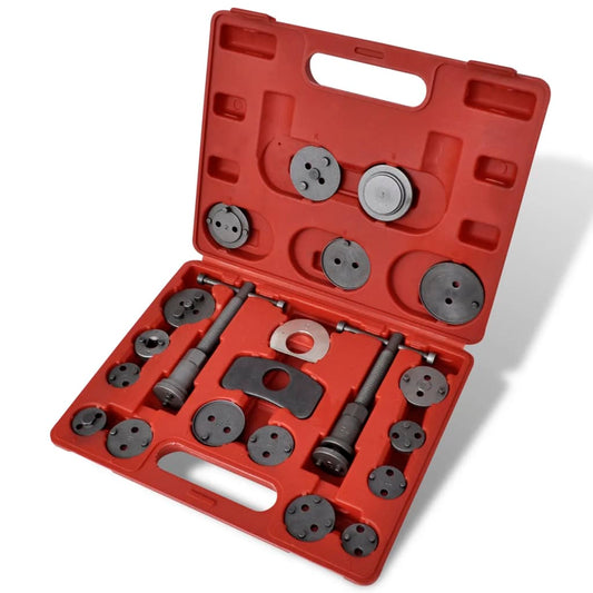 vidaXL 21 pcs Brake Caliper Piston Rewind Tool Kit-0