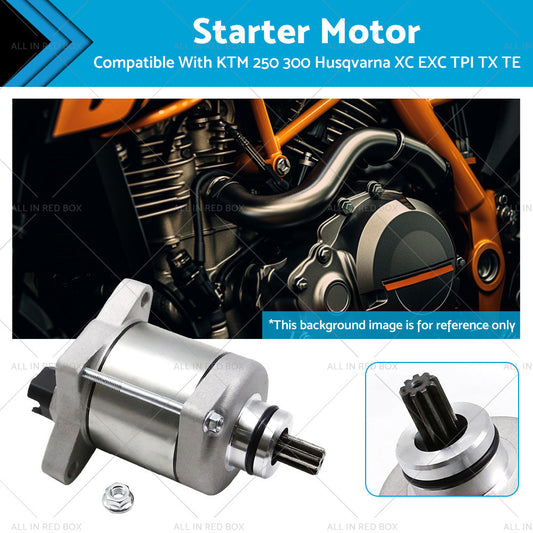 Starter Motor Suitable for KTM 250 300 Husqvarna XC EXC TPI TX TE 2017-2020-0