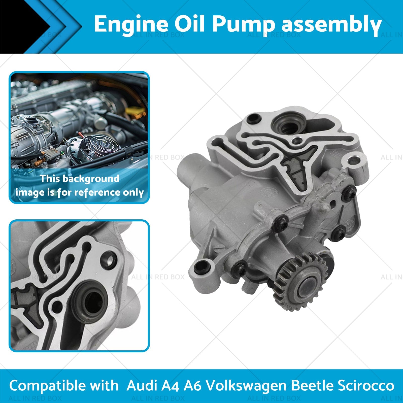 Engine Oil Pump Assembly Suitable for Audi A4 A6 VW Golf Passat Tiguan 2013-2018-1