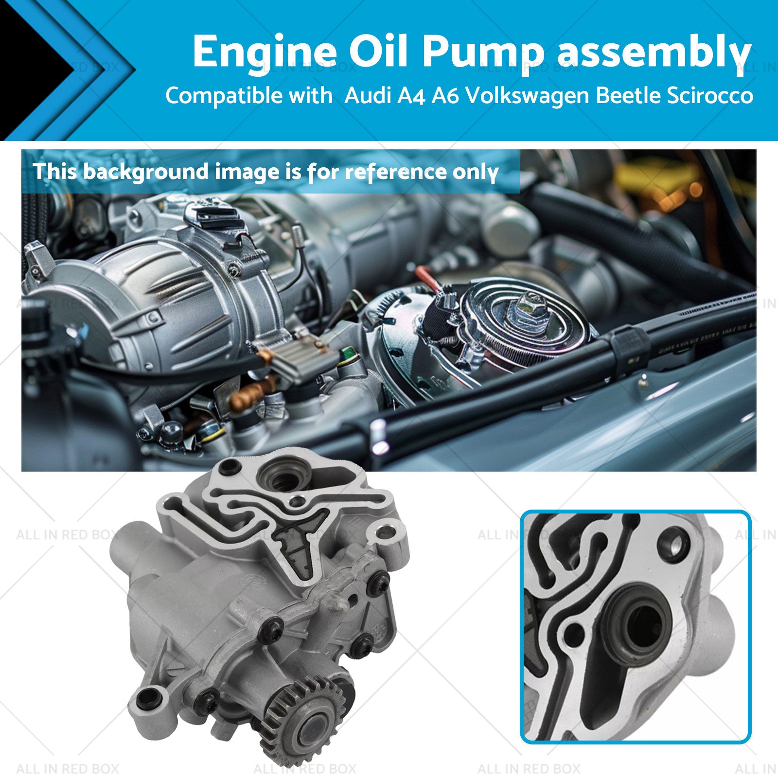 Engine Oil Pump Assembly Suitable for Audi A4 A6 VW Golf Passat Tiguan 2013-2018-0