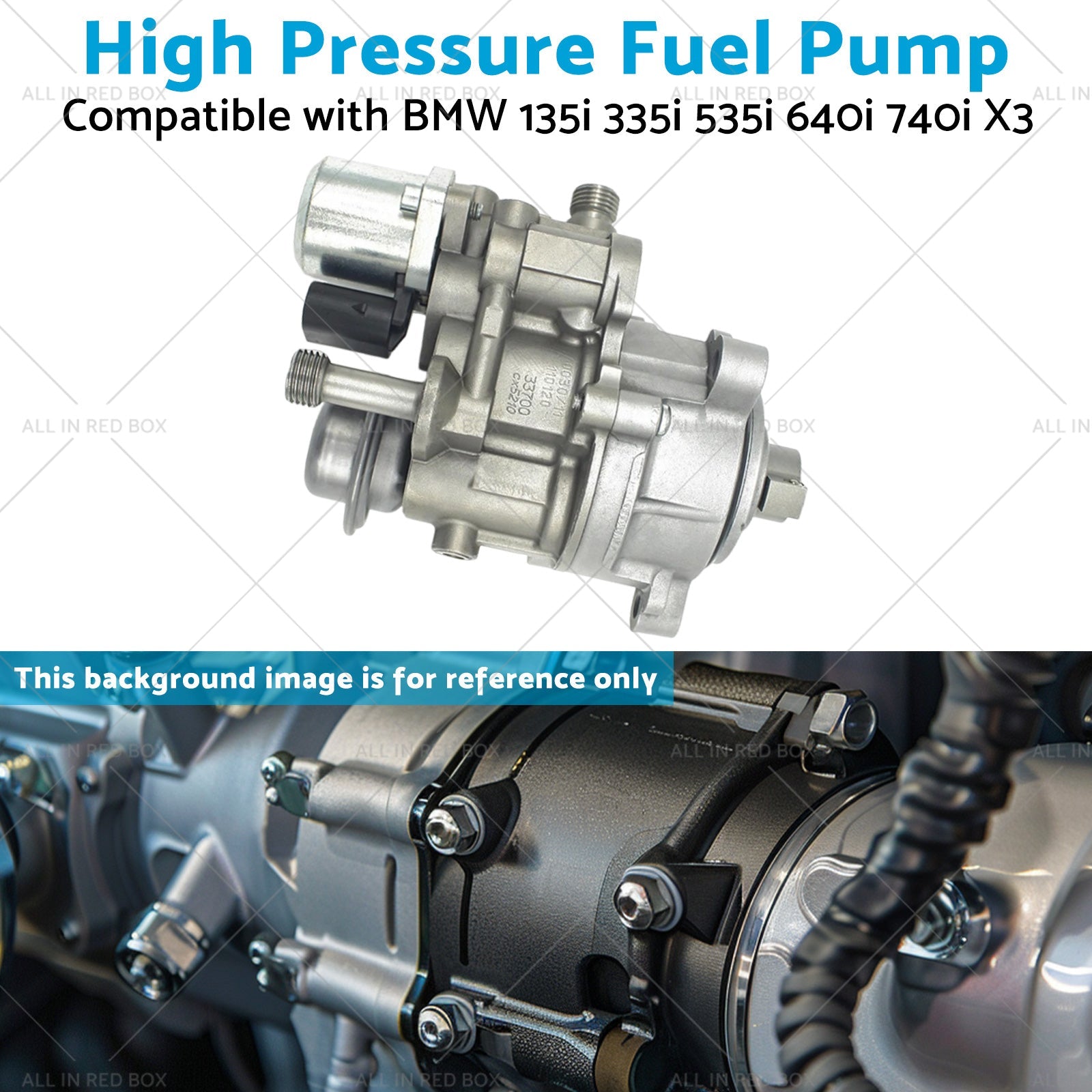 High Pressure Fuel Pump Suitable for BMW 135i 335i 535i 640i 740i X3 13517616170-4