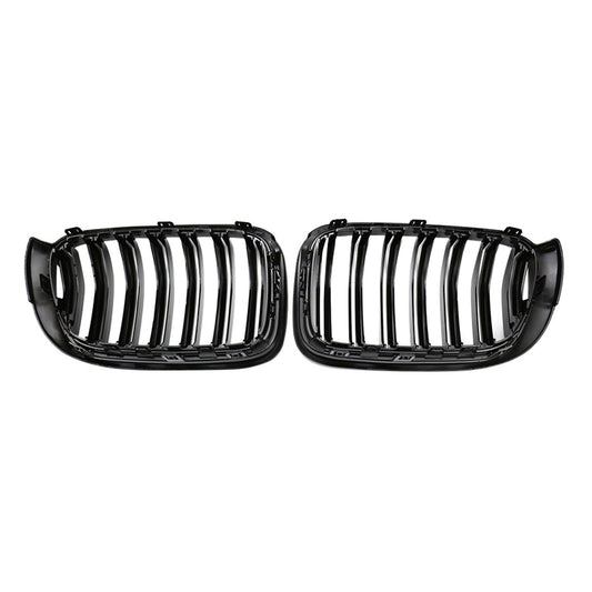 Front Bumper Kidney Grille Grill Suitable For BMW X3 X4 F25 F26 2014-2017-0
